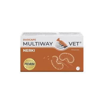 Nahrungsergänzungsmittel-Kapseln JM Sante Multiway Vet Duocaps Kidneys für Hunde und Katzen, 60 Stück, 150 g Kartonverpackung