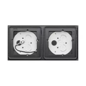 Aufputzgehäuse GIRA 5502910 für Türsprechanlagen, anthrazit, 213×25,4×106,5 mm