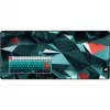 Tastatur Sharkoon SKILLER SGK50 S3 Design Bundle D1 grau-grün rot — kabelgebundene Gaming-Tastatur, kompaktes Layout