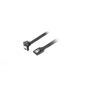 SATA III-Kabel LANBERG CA-SASA-13CU-0050-BK 0,5 m, SATA 7-polig auf 7-polig, 6 Gbit/s, schwarz