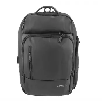 Rucksack Tellur Notebook 17,3 Zoll Business XL mit USB-Anschluss, schwarz