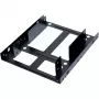 Montagerahmen ultron Intern 2x2.5 SSD/HDD Metall schwarz (377215)