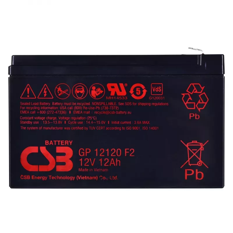 Neue CSB Batterie 12Ah 12V Original für APC USV