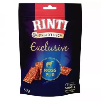 RINTI Singlefleisch Exclusive Pferd - Hundeleckerli - 50g