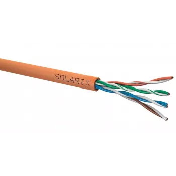 Kabel Solarix Twisted Pair CAT.5E UTP LSOHFR B2ca 305 m (SXKD-5E-UTP-LSOHFR-B2ca)