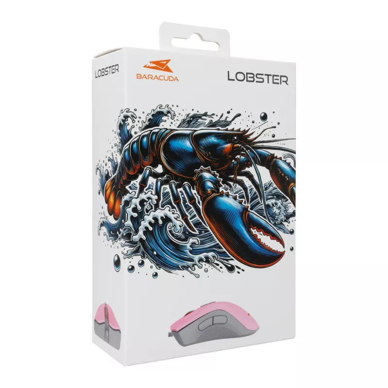 Maus Baracuda BGM-084 Lobster Pink USB