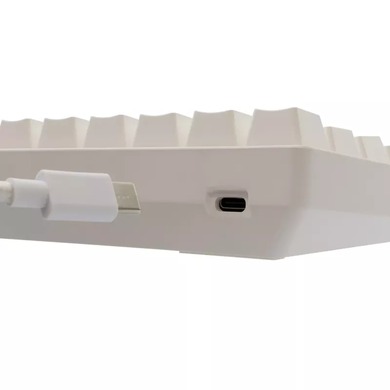 Kabelgebundene mechanische Tastatur White Shark Shinobi-2 (GK-004211) — US-Layout, Red-Schalter, weiß