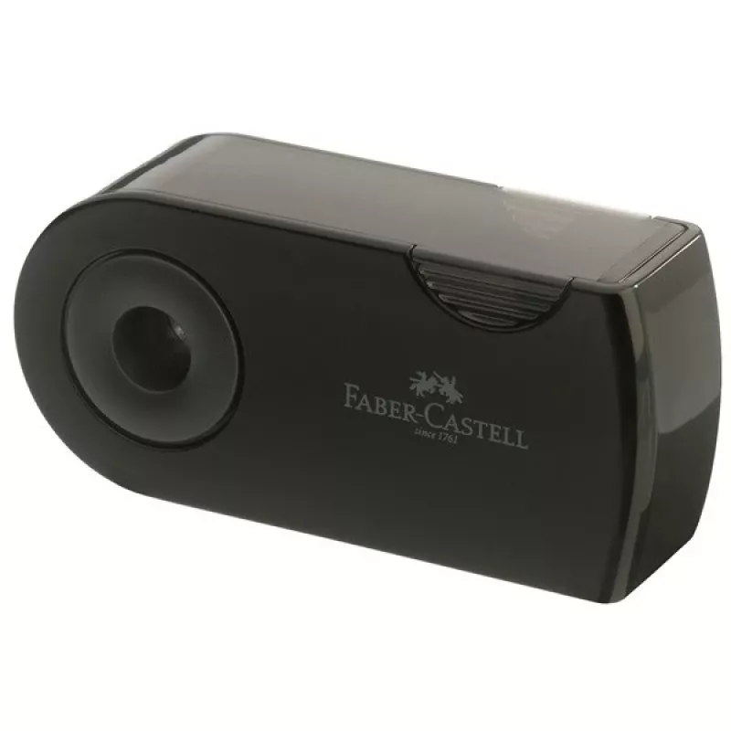 Manueller Bleistiftspitzer Faber-Castell SLEEVE Schwarz