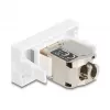 Netzwerk RJ45-Modul DELOCK 90904 Cat.6A mit LED für Keystone-Panels und Patch-Panels