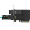 PCIe-Adapterkarte icybox MB312M4P-B — 2× M.2 NVMe auf PCIe 4.0 x8 (Bifurkation)