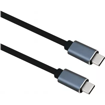 USB-Kabel Helos 304319 USB 3.2 Gen 2 2m USB C Schwarz Grau