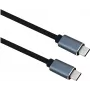 USB-Kabel Helos 304319 USB 3.2 Gen 2 2m USB C Schwarz Grau