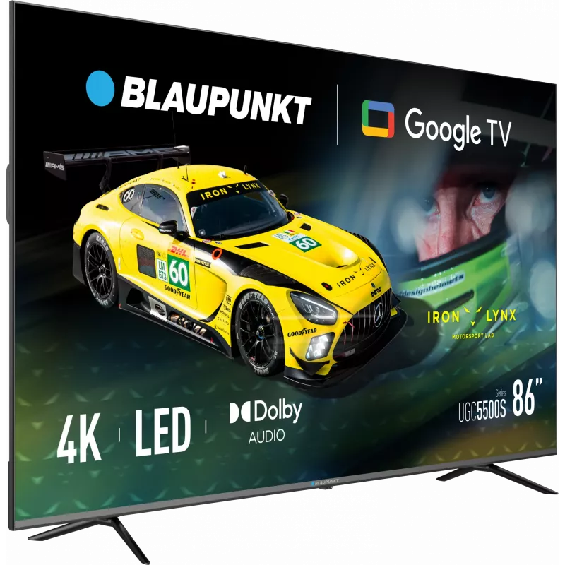 Blaupunkt LED TV | 86UGC5500S | 86 | Smart TV | Google TV | UHD | Schwarz