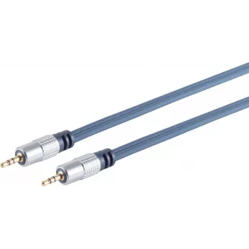 Audiokabel ShiverPeaks 30812-5MHQ 3,5 mm Stereo verchromt, 5,0 m