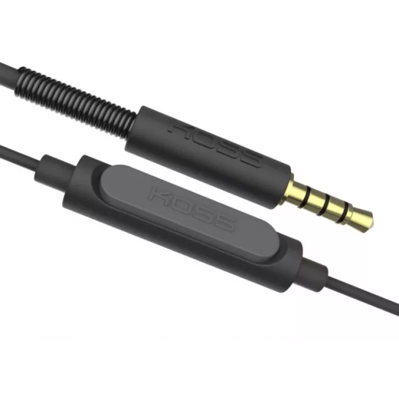 Koss | KPH30iK | Kopfhörer | Kabelgebunden | On-Ear | Mikrofon | Schwarz