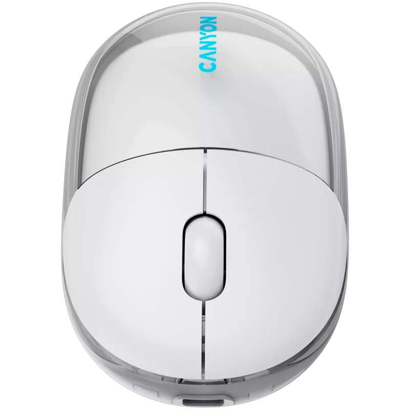 CANYON Maus OnClick 24 BT/ Wireless Transparent/Weiß
