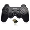 Gamepad VAKOSS GP-3925BK Schwarz kabellos RF analog/digital für PC und PlayStation 3, 12 Tasten, 2,4 GHz, Nano-Empfänger