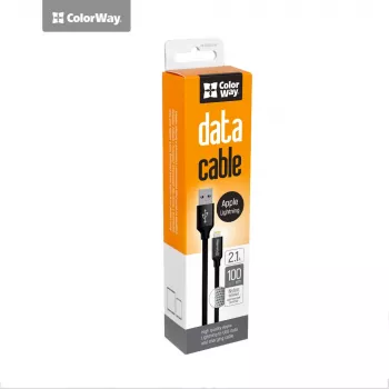 Lightning Kabel Colorway CW-CBUL004-BK 1m Schwarz