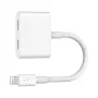 Belkin | Lightning Audio + Charge RockStar-Kabel, 11,5 cm, Weiß | F8J198btWHT