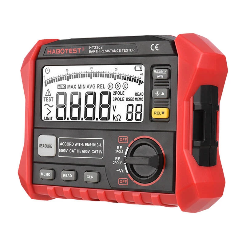 Habotest HT2302 Digitaler Erdungswiderstandstester