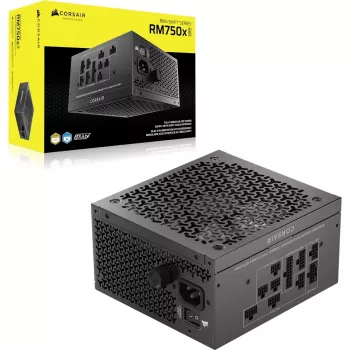 Netzteil CORSAIR RMx Shift RM750x 750 W ATX 24-Pin 80 PLUS Gold, schwarz, 140-mm-Lüfter