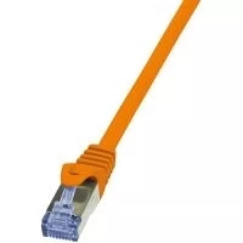 Netzwerkkabel LogiLink Cat6a S/FTP RJ-45 5m Orange