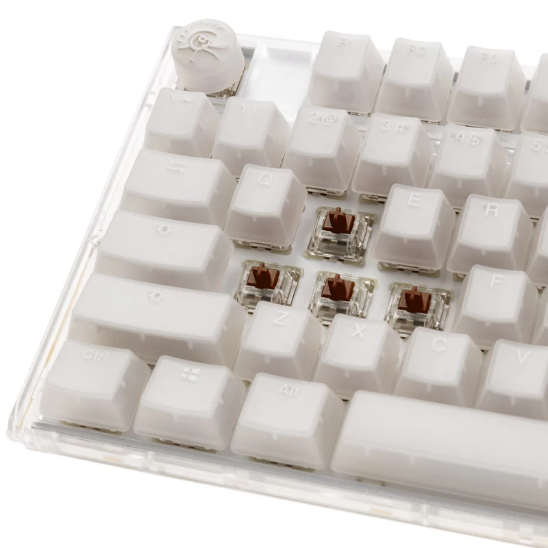 Ducky One 3 TKL Tastatur Gaming USB QWERTY Englisch Weiß
