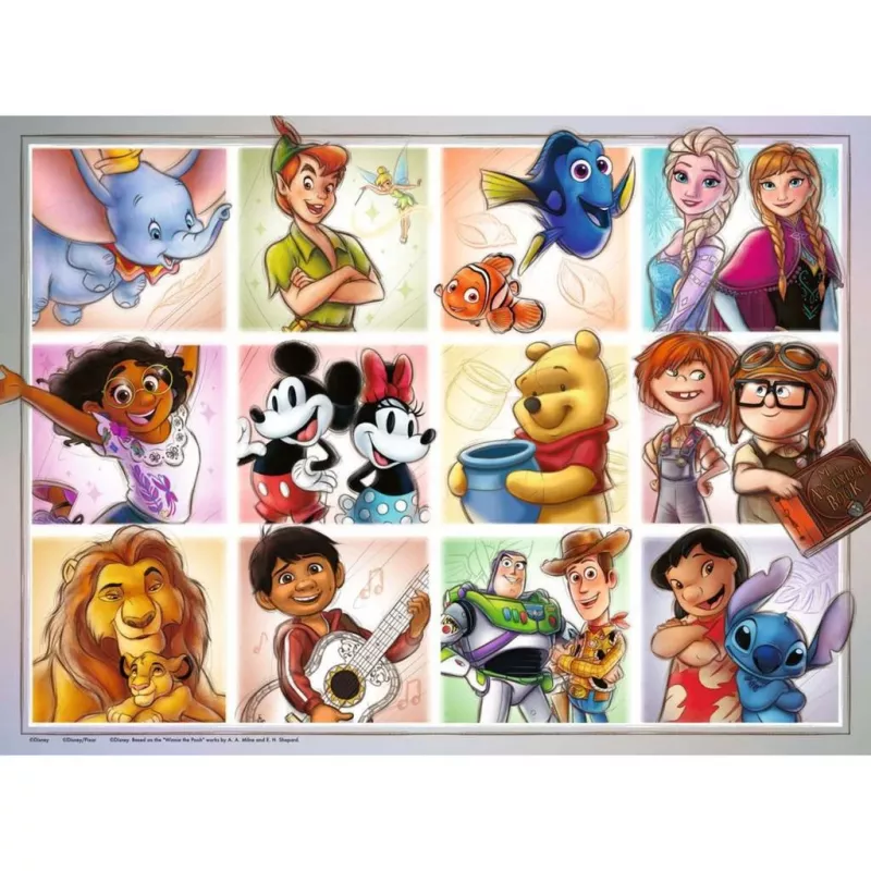 Kinderpuzzle Ravensburger Disney Multicharacter – 100 Teile, Puzzle für Kinder