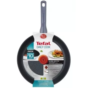 Allzweckpfanne Tefal Daily Cook G7300655 Edelstahl 28 cm, einzelner Bakelitgriff, Titan-Innenbeschichtung
