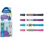Pelikan griffix® Füllfederhalter für Linkshänder - Sweet Berry - Beere - Patronenfüllsystem - Blau - Kunststoff - Edelstahl - linkshändig (820332)