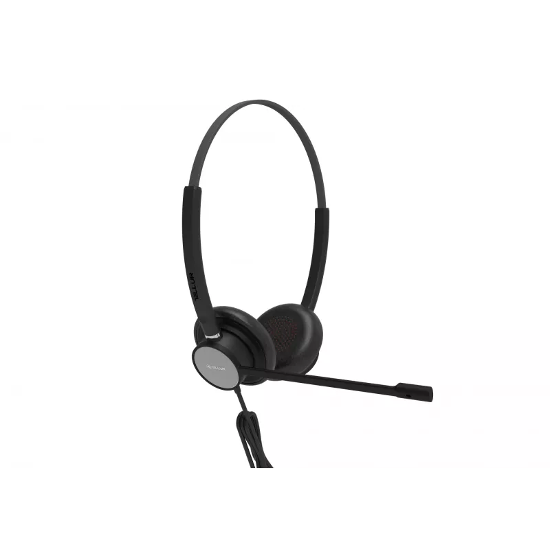 Tellur Voice 320 Kabelgebundenes Headset Binaural Schwarz