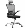 Bürostuhl top e shop DORY SZARY — gepolsterte Sitzfläche, Netzrückenlehne, 650×620 mm, Höhe bis 122 cm