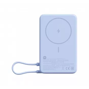 Powerbank Xiaomi BHR08PCGL 5900 mAh Li‑Ion mit kabellosem Laden, USB‑C, Blau