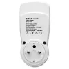 Elektronischer Timer QOLTEC PC0628 mit LCD-Anzeige, 24-Stunden-Countdown