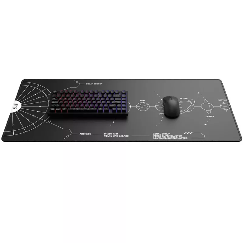 Dark Project ALU81A Terra Nova Gaming-Tastatur, ISO, Schwarz