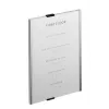 Langlebiges Info-Schild Acryl Aluminium Silber 4806-23