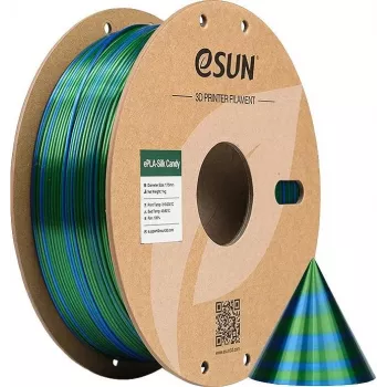 EPLA-SILK CANDY 1,75mm BLAU GRÜN 1kg ESUN 3D FILAMENT (EPLA-SILK CANDY175UG1)