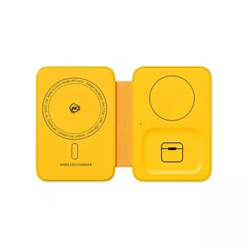 Kabelloses Ladegerät 3-in-1 WEKOME MagSafe + Spiegel (kabellos, 3-in-1)