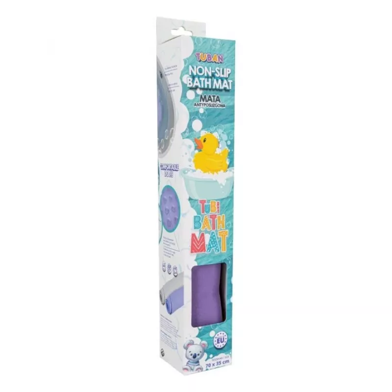 Rutschfeste Badematte Violett