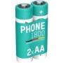 Ansmann ANS 1312-0038 - Dect NiMh Akku AA Mignon 1600 mAh 2er-Pack - Akku - Mignon (AA) (1312-0038)