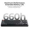 Mechanische Tastatur Keychron V3 Ultra 8K – QWERTY, Bluetooth & Kabel, RGB, Schwarz