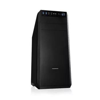 Computergehäuse Modecom Oberon Pro Midi-Tower Schwarz