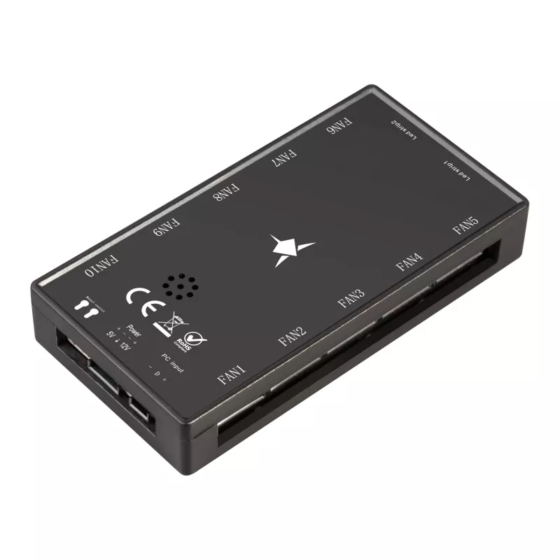 Gehäuselüfter-Kit White Shark Nebula-2 Schwarz – ARGB 120-mm-Lüfter (Kit)