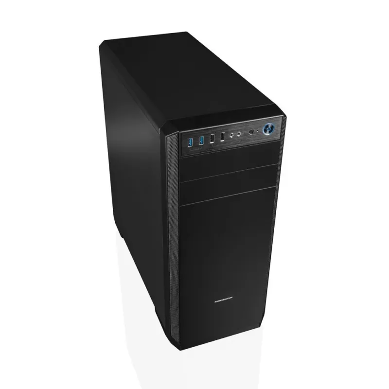 Computergehäuse Modecom Oberon Pro Midi-Tower Schwarz