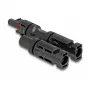 Solar-Steckverbinder DeLOCK DL4 1 Buchse auf 2 Stecker schwarz