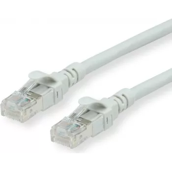 ROLINE - Patchkabel - RJ-45 (M) an RJ-45 (M) - 30 cm - SFTP - CAT 6a - Grau (21.15.2970)