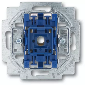 Einpoliges Schaltmodul Busch-Jaeger 2020 US-206, 1P, 10 A, 250 V, blau metallic, 71×71×25 mm