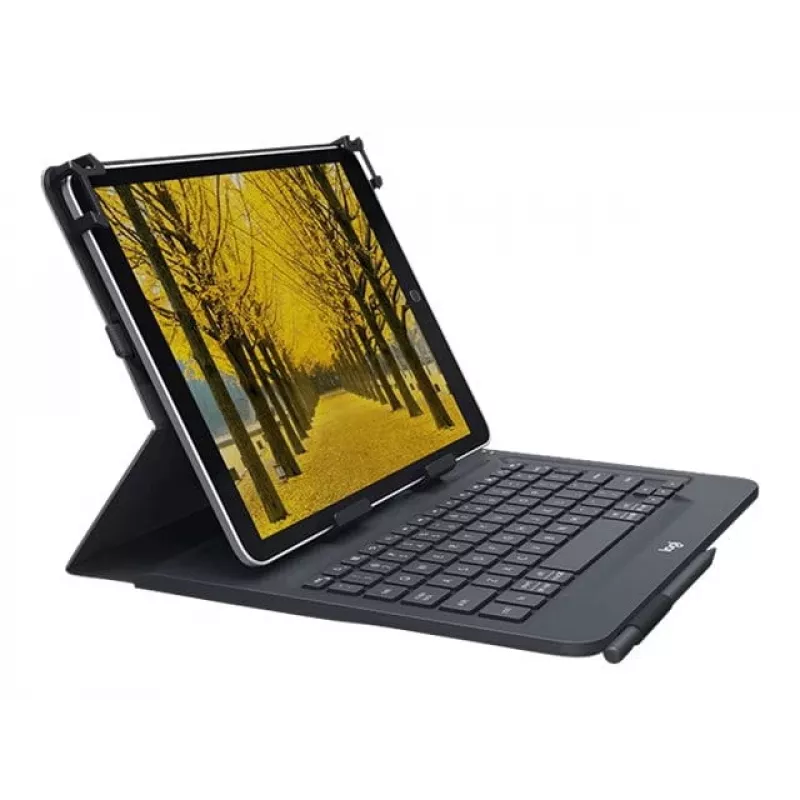 Logitech Universal Folio mit integrierter Tastatur für 9-10 Zoll Tablets QWERTY Italienisch