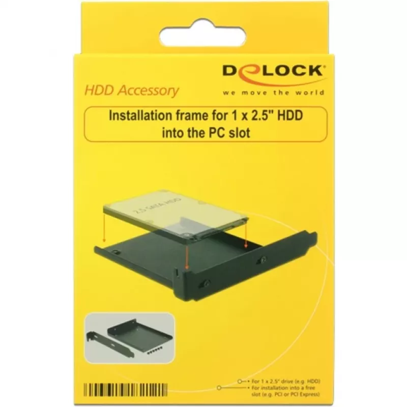 HDD-Käfig DeLOCK 18212 Universal Computergehäuse-Teil