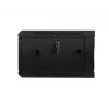 Wandmontierbarer Netzwerkschrank LANBERG WF01-6404-10B 4U 19 Zoll 600×450×285 mm IP20 schwarz, Tragfähigkeit 60 kg